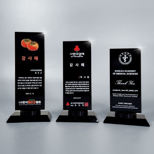 [ PBC-대중소 ] 블랙크리스탈 대중소 상패피알엔젤(PRangel)